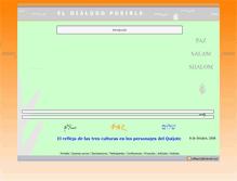 Tablet Screenshot of eldialogoposible3c.org